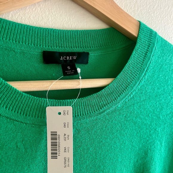 J.Crew Short Sleeve Knit Top in Kelly Green - Picture 4 of 6